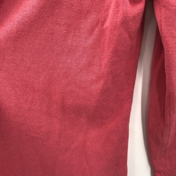 J.JILL Cardigan Sweater Pink 100% Cotton Shawl Collar Women S Buttons Layer Knit - Picture 10 of 10